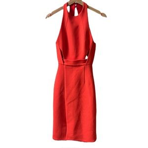 Nicholas Bandage Halter Midi Dress